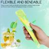 Cabilock Reusable Silicone Popsicle Molds with Lids, 12-Piece Ice Pop Mold Set view 3