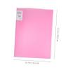 A3 Art Portfolio for Artwork and Newspapers with PP Sleeves, Pink view 2