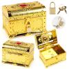Sharplace Pirate Treasure Chest with Lock and Key view 2