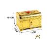 Sharplace Pirate Treasure Chest with Lock and Key view 4