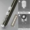 70–600 cm Heavy-Duty Curtain Track, 2 mm Aluminum, Wall/Ceiling Mount (Black, Ceiling, 0.7 m) view 3