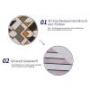 Siunwdiy Hallway Runner Rug 60 x 340 cm, Non-Slip, Washable, Colorful Geometric Pattern view 4