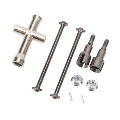 Srliya Steel Replacement Rear Driveshaft for 1/16 RC Cars