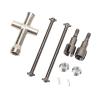 Srliya Steel Replacement Rear Driveshaft for 1/16 RC Cars view 1