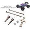Srliya Steel Replacement Rear Driveshaft for 1/16 RC Cars view 3