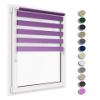 Stylo Day & Night Roller Blind, No Drilling, 57 x 220 cm, Heather view 2
