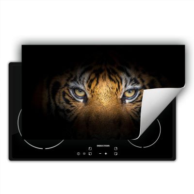 SMTDeco Induction Cooktop Cover, Tiger Orange, 90 x 52 cm