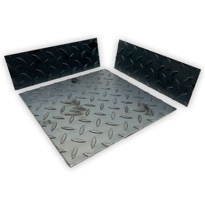 3 mm Steel Diamond Plate, Cut to Size 150 x 600 mm