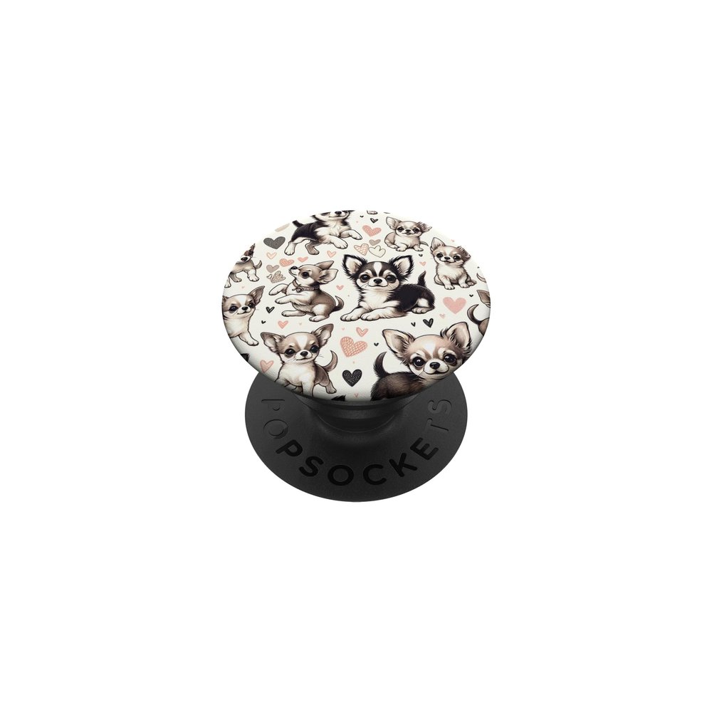 Cute Chihuahua Pattern PopSockets Adhesive PopGrip