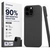RadEnergy EMF Protection Case for iPhone with Liquid Silicone and Shungite, 5G Shielding and Reduction, Lightweight Protective Cover (Black, 13 Pro) view 1