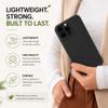 RadEnergy EMF Protection Case for iPhone with Liquid Silicone and Shungite, 5G Shielding and Reduction, Lightweight Protective Cover (Black, 13 Pro) view 4