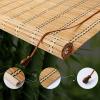 HFDASUENT Indoor/Outdoor Bamboo Blind, Privacy Shade for Windows and Doors, Hook-Mounted, Adjustable, 50 x 210 cm view 3