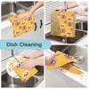 FRODOTGV Dish Towels with “Awesome Evil Eyes” Print, Yellow, Microfiber, Set of 6 view 2