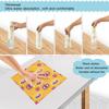 FRODOTGV Dish Towels with “Awesome Evil Eyes” Print, Yellow, Microfiber, Set of 6 view 4