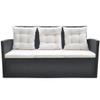 Hommdiy 6-Piece Poly Rattan Garden Furniture Set view 4