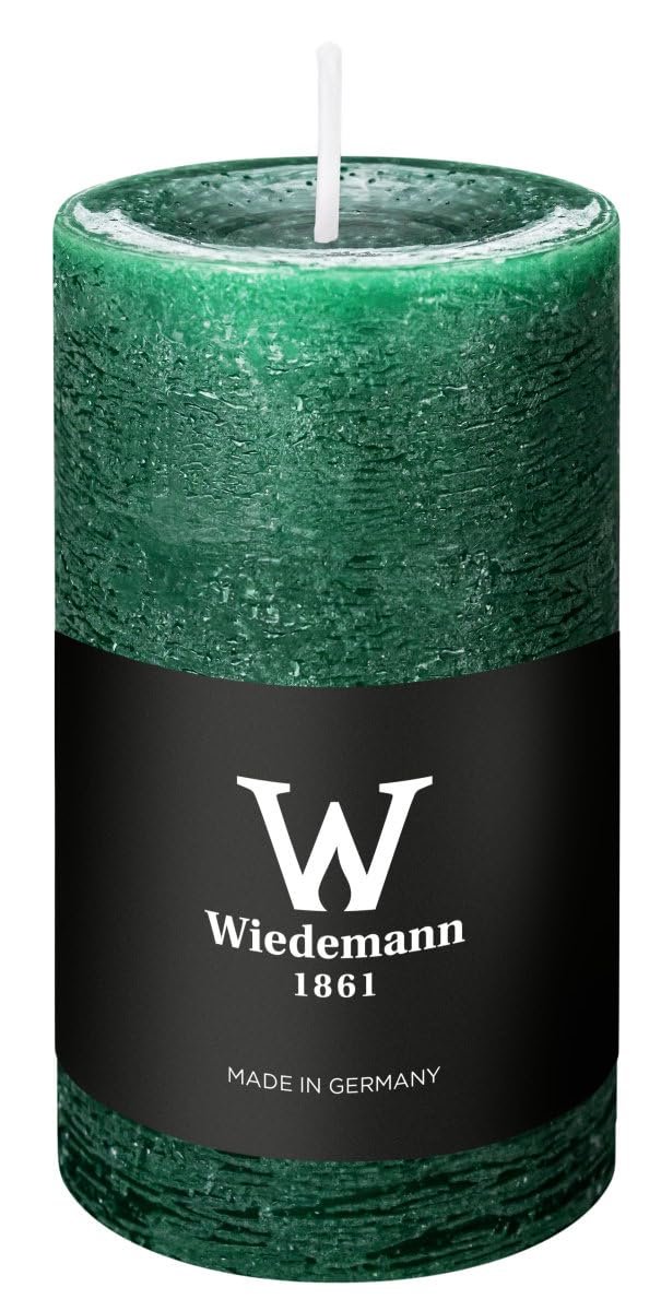 Fully Dyed Pillar Candle, Sea Green, 90 x 58 mm, 1 pc.