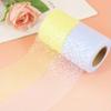6 cm x 25 Yards Heart Tulle Ribbon for Valentine’s Day Gift Wrapping, DIY Crafts, Sewing, Hair Clips and Girls’ Hair Accessories view 4