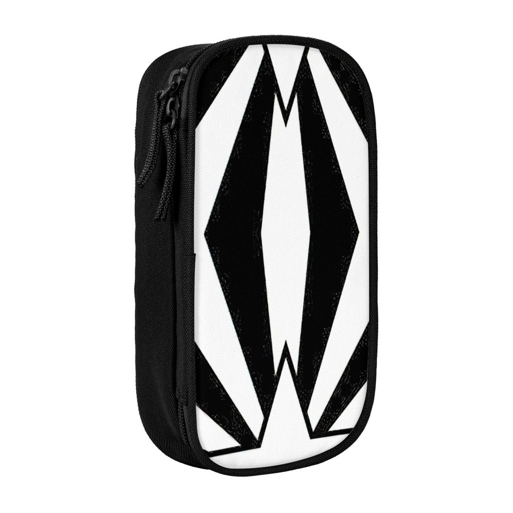 SSIMOO Black Arizona Flag Oxford Fabric Pencil Case with Zipper, Ideal for Travel