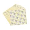 QUARKZMAN 45-Sheet QC PASSED Stickers, 13 mm Self-Adhesive Round, White view 1