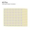QUARKZMAN 45-Sheet QC PASSED Stickers, 13 mm Self-Adhesive Round, White view 3