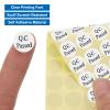 QUARKZMAN 45-Sheet QC PASSED Stickers, 13 mm Self-Adhesive Round, White view 4