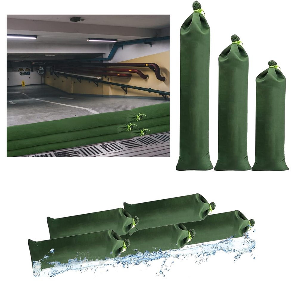 Estresen 4-Pack Fillable Sandbags, Flood Protection, 300 × 20 cm