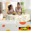 ANRO Washable Oilcloth Tablecloth, Round, 100 cm, Hemmed, for Indoor & Outdoor Use view 3
