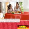 ANRO Red Oval Oilcloth Tablecloth 180 x 140 cm view 3