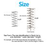 LATOOR 5-Piece Compression Spring Wire, 3.5 mm Diameter, 48/50 mm Outer Diameter, 20*100 mm Length view 2