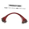 Yardwe 300-Piece High-Strength Fishing Leader Wire with Swivel and Snap view 2