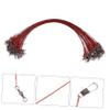 Yardwe 300-Piece High-Strength Fishing Leader Wire with Swivel and Snap view 3