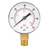 1/4 BSPT Brass Pressure Gauge, Dual Scale, 0–60 PSI / 0–4 Bar view 1