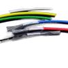 2 m High-Temperature Braided Fiberglass Silicone Copper Wire, Blue, 0.75 mm² view 1