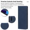 Vauki Leather Flip Case for Samsung Galaxy A50/A50s/A30s, Blue view 3