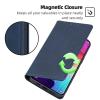 Vauki Leather Flip Case for Samsung Galaxy A50/A50s/A30s, Blue view 4