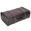 Syrisora Portable Vintage Wooden Suitcase view 4