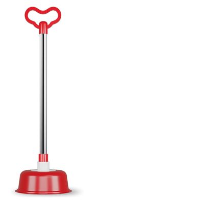 LEDSone Sink Plunger for Kitchen Sinks, Toilets, Showers, Floors, Drains and Pipes, with Durable Rubber Cup, Stainless Steel Tube and PVC Handle