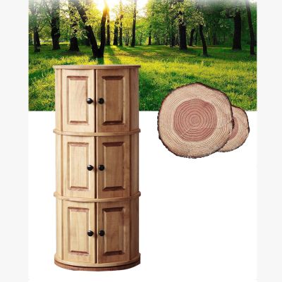 GLMGBP Octagonal Rotating Shoe Rack, 4-Tier, 129 cm