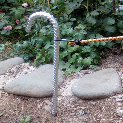 2-Pack XXL Tent Stakes, 80 cm Long, 12 mm Diameter
