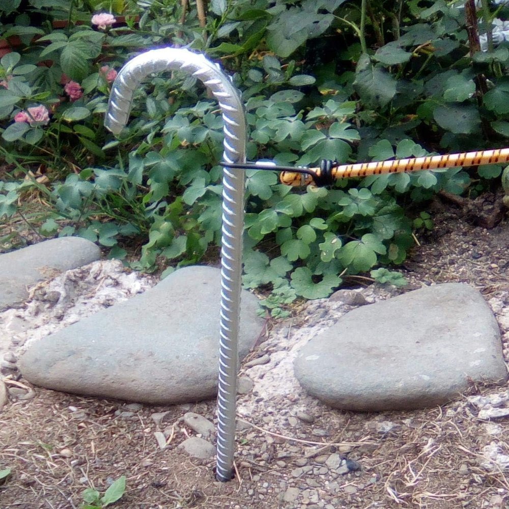 2-Pack XXL Tent Stakes, 80 cm Long, 12 mm Diameter