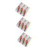 Operitacx 9-Piece Colorful Ribbon Bookmarks, Faux Leather Bookmarks with Ribbons for Practical Page Marking view 1