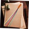 Operitacx 9-Piece Colorful Ribbon Bookmarks, Faux Leather Bookmarks with Ribbons for Practical Page Marking view 2