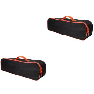 Uonlytech 2-Piece Oxford Vehicle Storage Bag Set, Large Heavy-Duty Zippered Tool Organizer for Cars, Home, and Tools