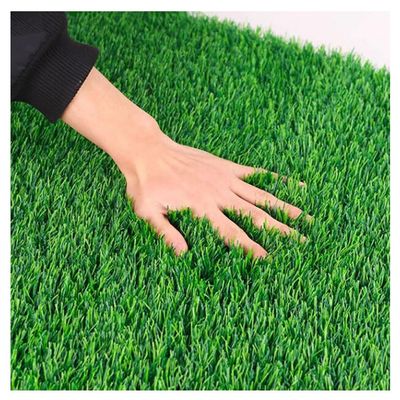 JHAISMAO Realistic Artificial Grass with Drainage, 3' x 5', 0.8" Green Turf, Custom Size 3 x 4 m