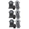 Cabilock 12-Piece Halloween Tombstone Decorations, Resin Graveyard Figurines for Indoor and Outdoor Use view 1