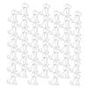 IMIKEYA 400-Piece Creative Dog-Shaped Paper Clips, Silver Clips for Notes and Documents, for Office and Home view 2