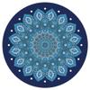 RajoNN Premium Printed Yoga Mat, Non-Slip Mandala Meditation Mat, 5 mm Thick, 55 x 55 in, for Pilates and Outdoor Sports view 1