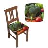 WEITINGKKK Square Stool Covers with Vegetable Print, Stretchable, Removable and Washable view 1