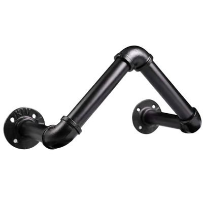 Wall-Mount Garden Hose Holder, Matte Metal, Heavy-Duty