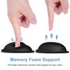Dapesuom Ergonomic Memory Foam Mouse Wrist Rest, Deep Black view 4